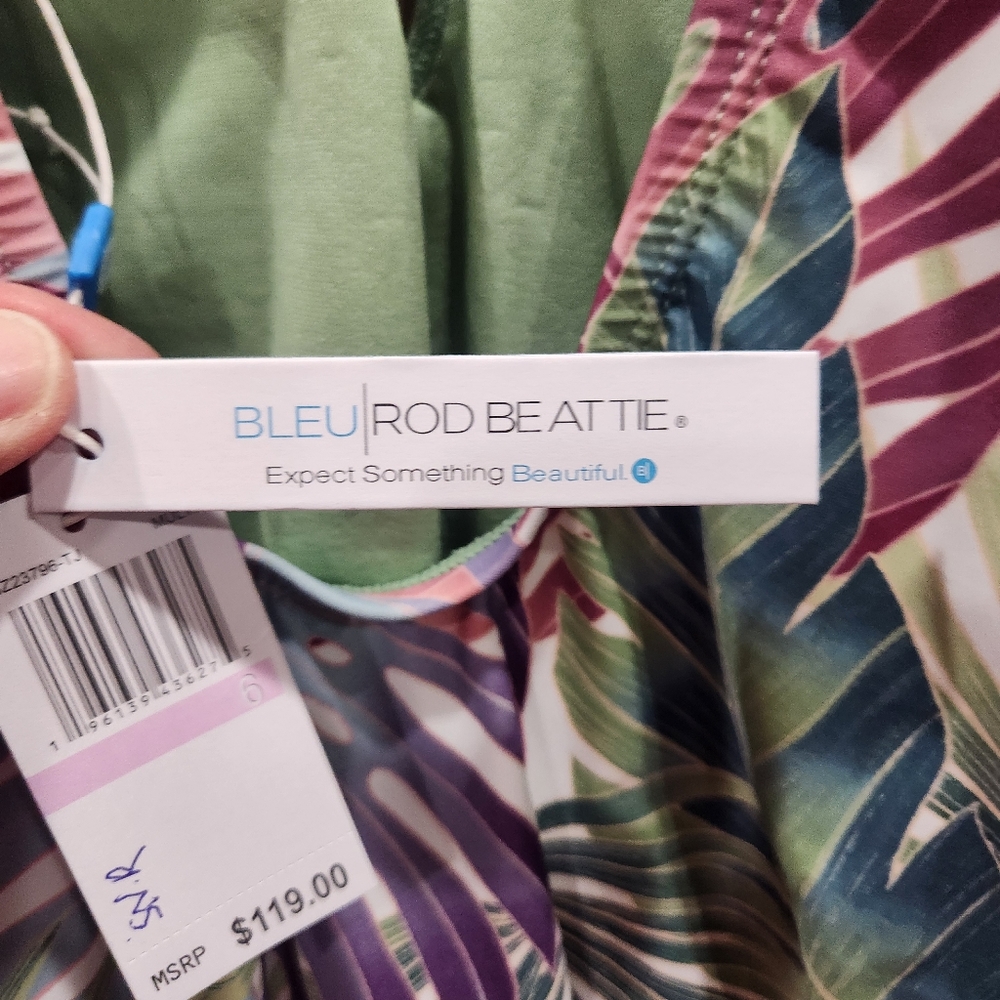 🆕️ Bleu Rod Beattie Tropical Multi-color Swimsuit - Picture 11 of 12